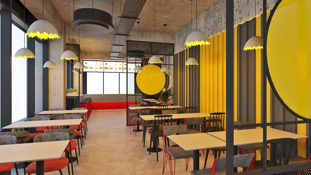 restoran fast food modern